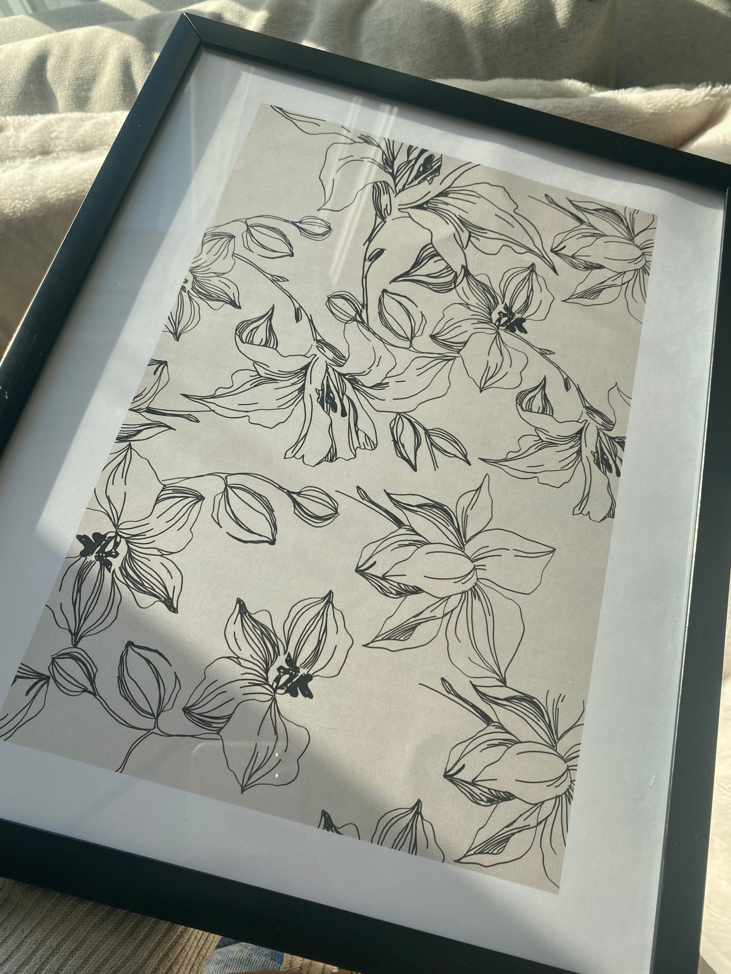 Set of 3 Christian Wall Art Prints – “God is in Control” & “If He Dresses the Lilies” – Printable Bible Verse Decor