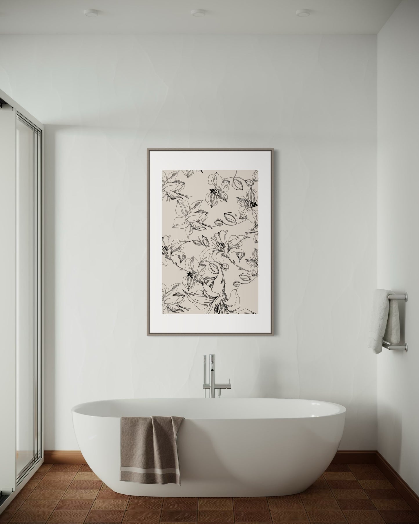 Set of 3 Christian Wall Art Prints – “God is in Control” & “If He Dresses the Lilies” – Printable Bible Verse Decor