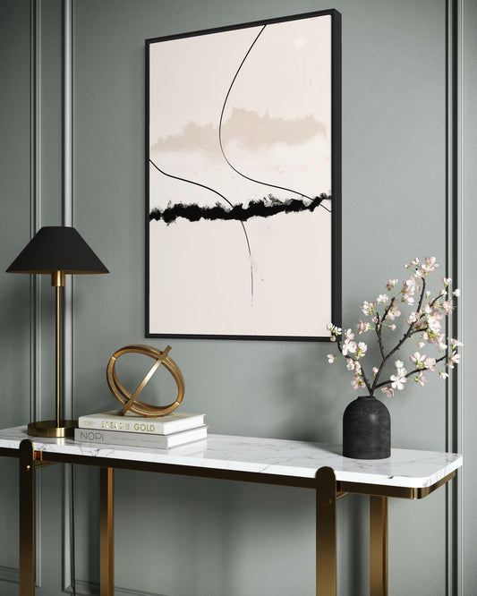 Abstract Mountain  Art Print – Neutral Faith Wall Decor | Printable